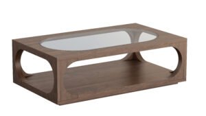 Curve-Cut Coffee Table