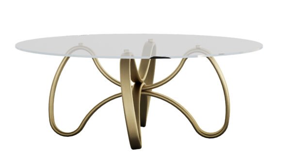 Artistic Gold - Ribbon Glass Coffee Table