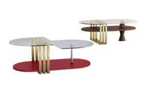 Dual-Platform Coffee Table