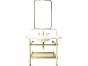 2601 Bathroom vanity and mirror