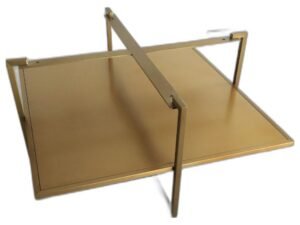 SOLAR | Wide Warm-Wood Coffee Table