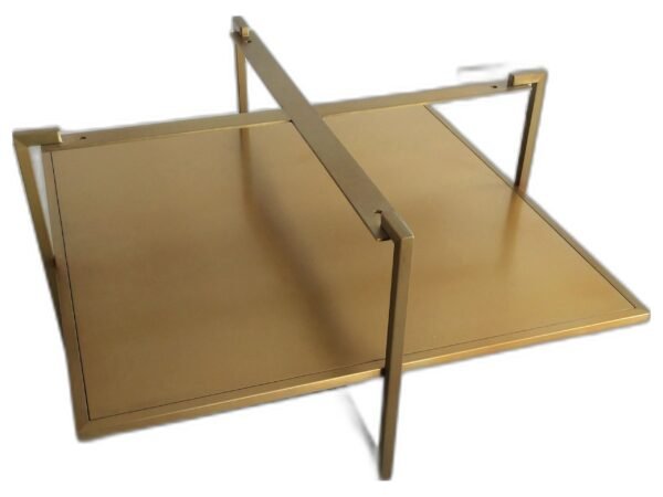 SOLAR | Wide Warm-Wood Coffee Table